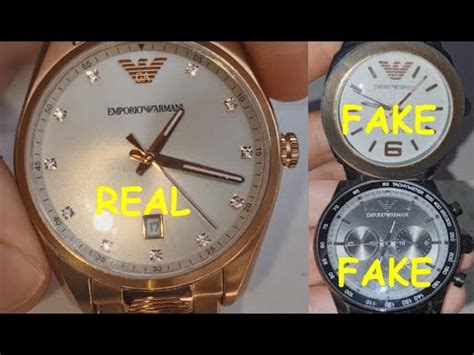 how to check emporio armani watch is fake|is my armani watch real.